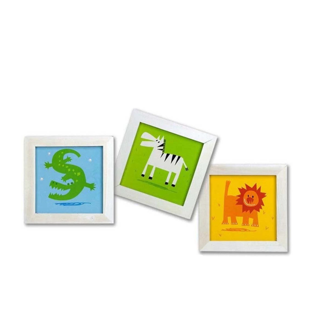 Alpina - 3-photo frame, assorted colors, 25x75 cm.