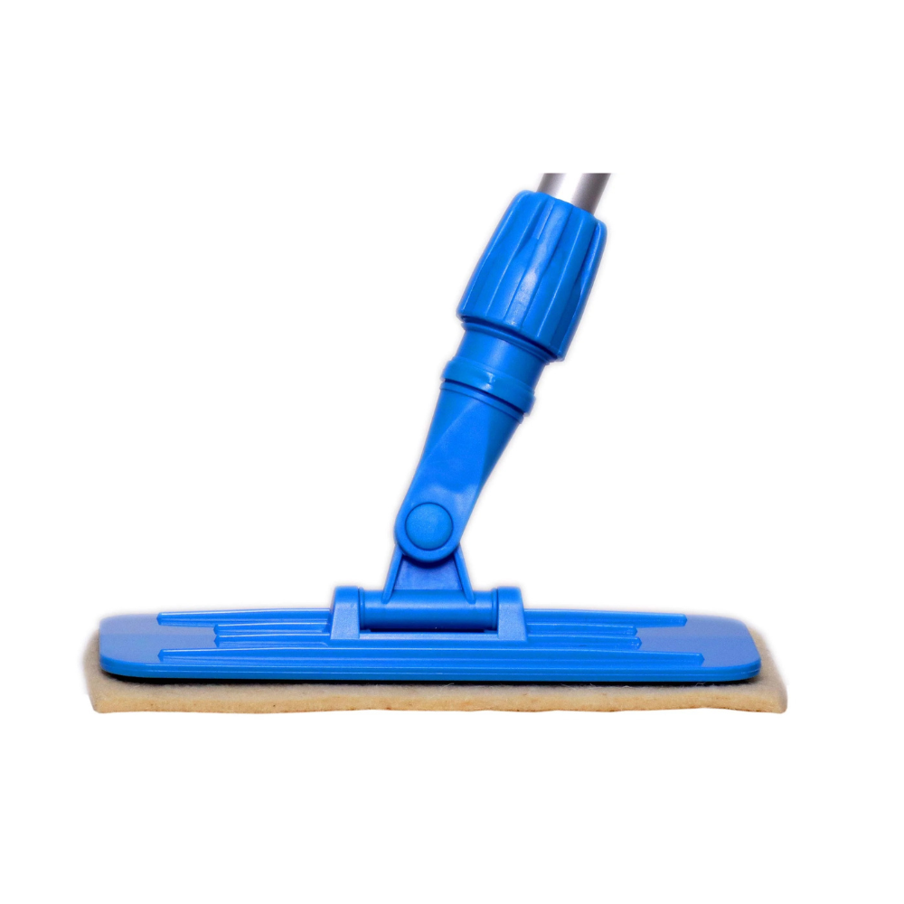 HINGED BUFFER HOLDER for Broom Handle