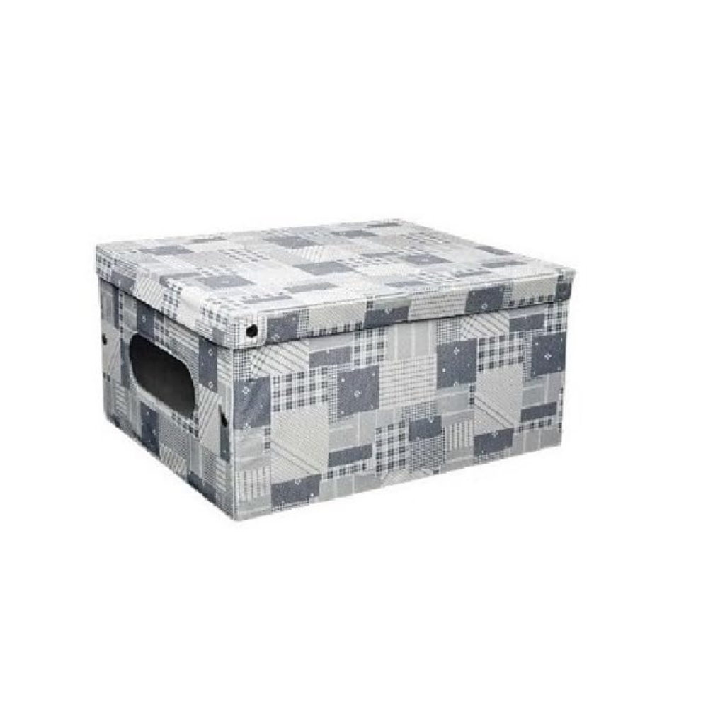 3 Scatole Organizer Armadio 50x40x25cm Sottoletto Vestiti