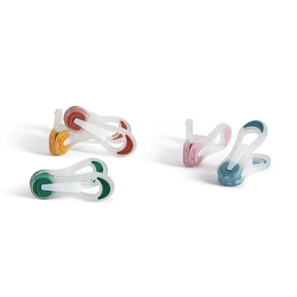 Jumbo Clip Pinza, Plastica, Multicolore, 2.5x3.5x7 cm