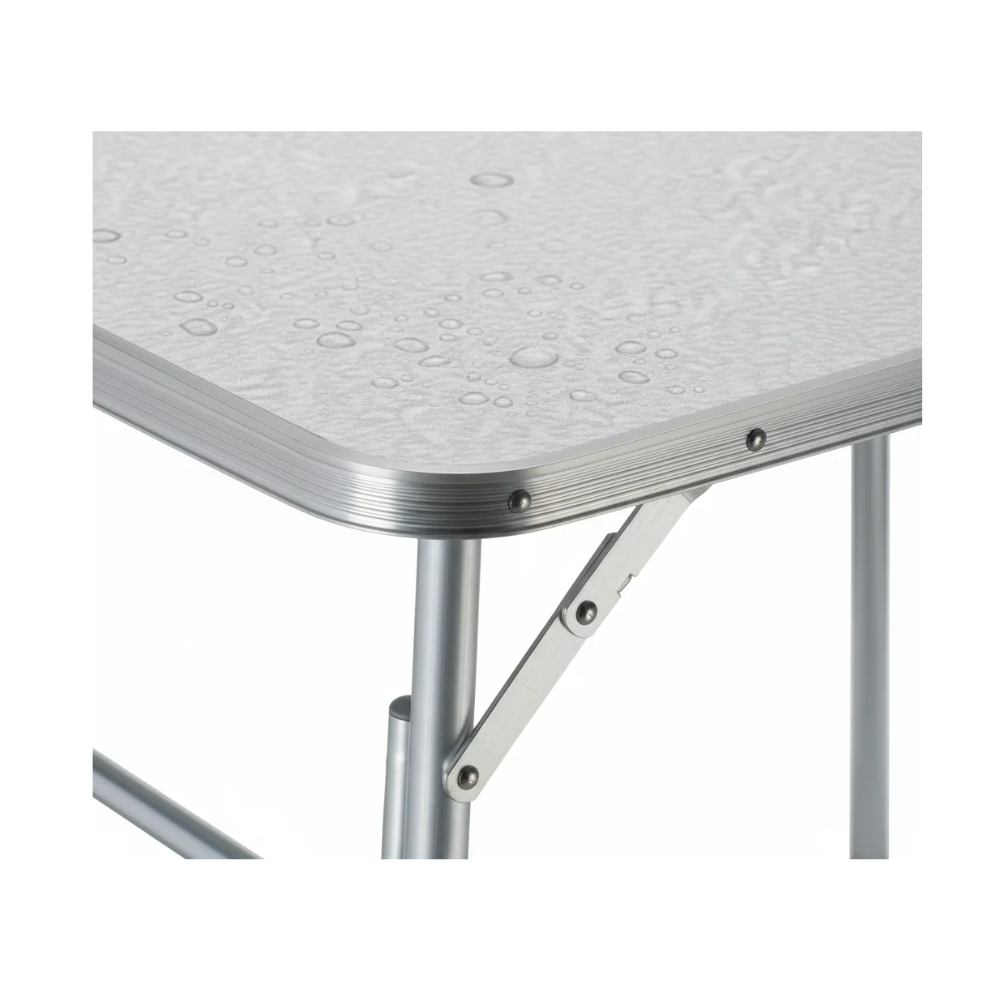 Tavolo Pieghevole Alluminio 75x55cm Regolabile Campeggio