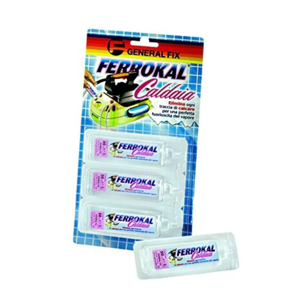 Ferrokal Anticalcare Caldaia Ferro da Stiro - 3 Stick Decalcificanti