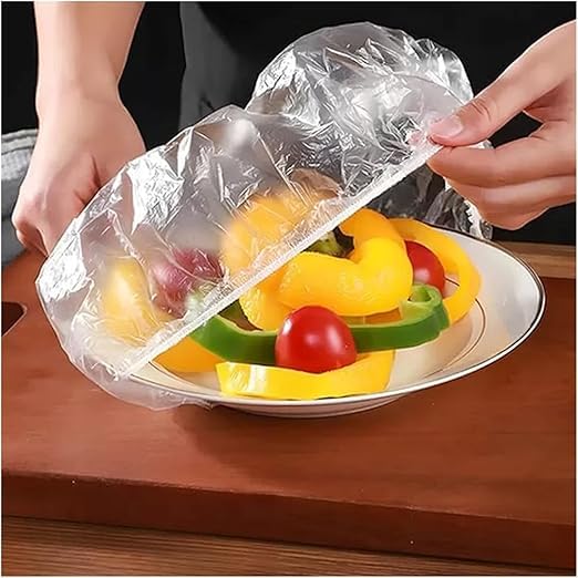 Copripiatti Elastici Riutilizzabili 200 Pz - Copri Alimenti Ø 25 cm Senza BPA