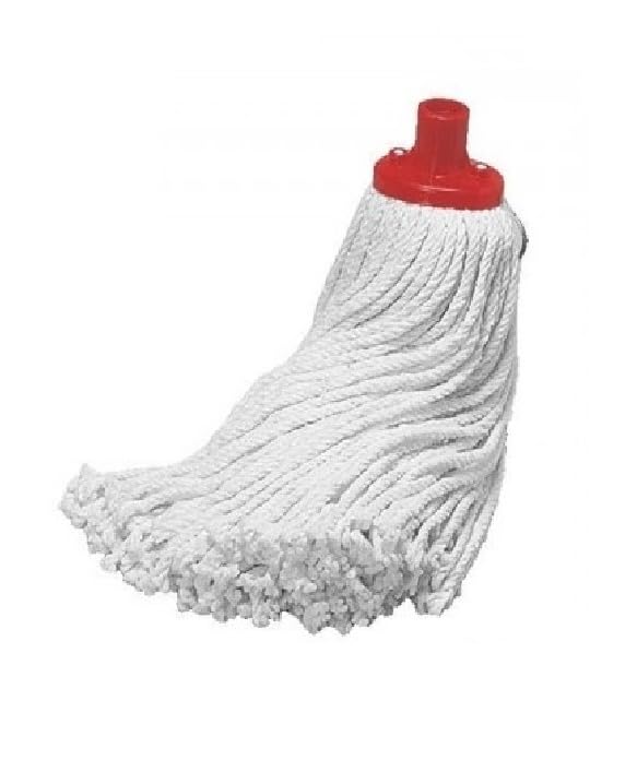 Kit Mop Completo 4 Pezzi - Manico Legno + Secchio 14L