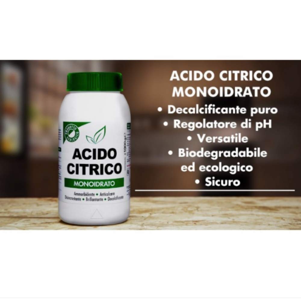 Acido Citrico 1kg Ecologico - Anticalcare Multiuso