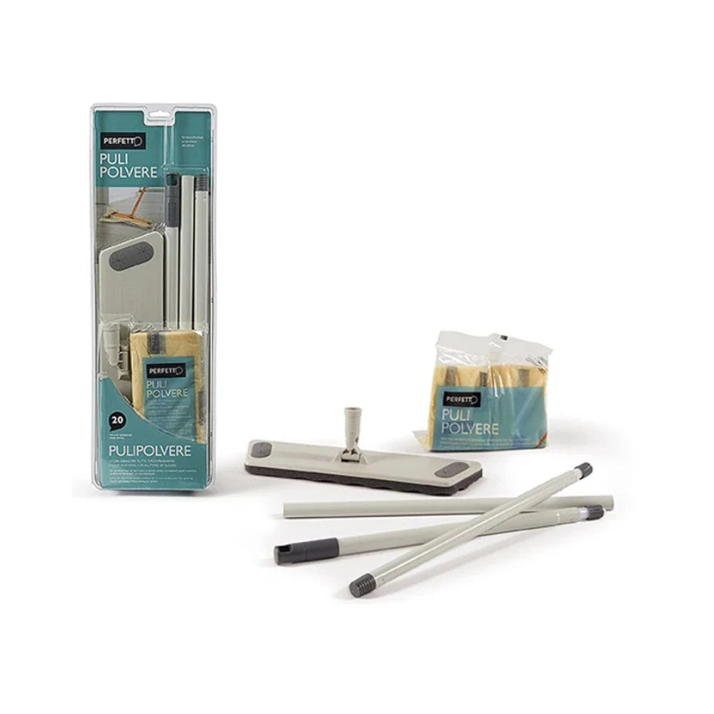 Scopa Pulipolvere Perfetto 40cm + 20 Retine Biodegradabili