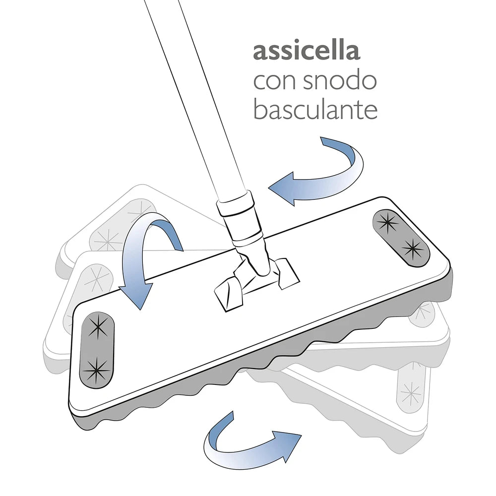 Scopa Pulipolvere Perfetto 40cm + 20 Retine Biodegradabili