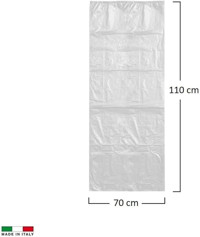 350 Sacchi Spazzatura  110L - 35 Rotoli 70x110cm. 3 Colori