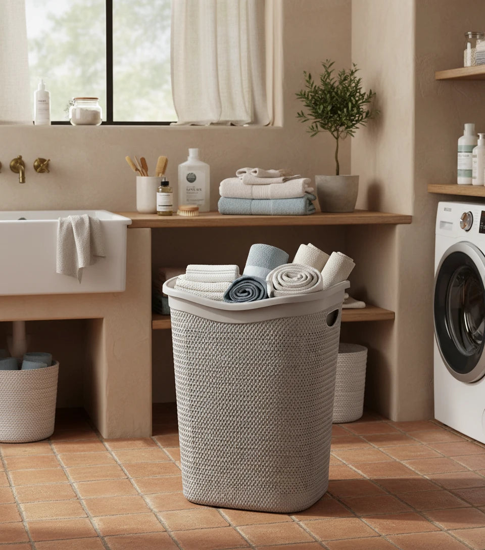 BEAUTIFUL AND STRONG Laundry Basket