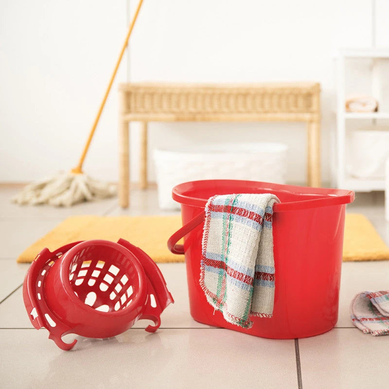 Fercasashop - 15-liter plastic wringer bucket with 15-liter wringer