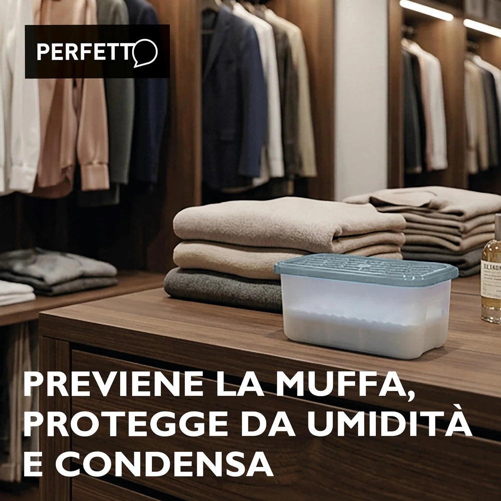 Deumidificatore Perfetto Più per Piccoli Ambienti Neutro – 12 Pezzi, 2 Formati