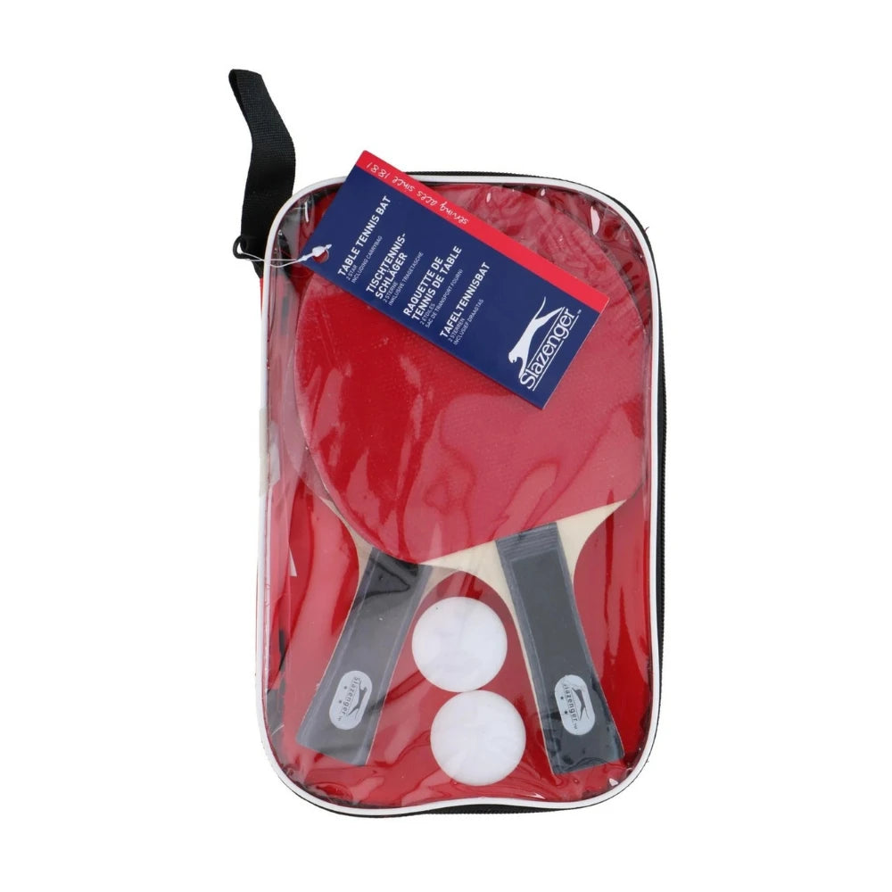 Set Ping Pong Slazenger Fun 5 Pezzi | 2 Racchette + 2 Palline + Borsa | Qualità 2 Stelle