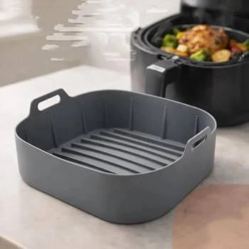 Cestello Quadrato Silicone Friggitrice ad Aria