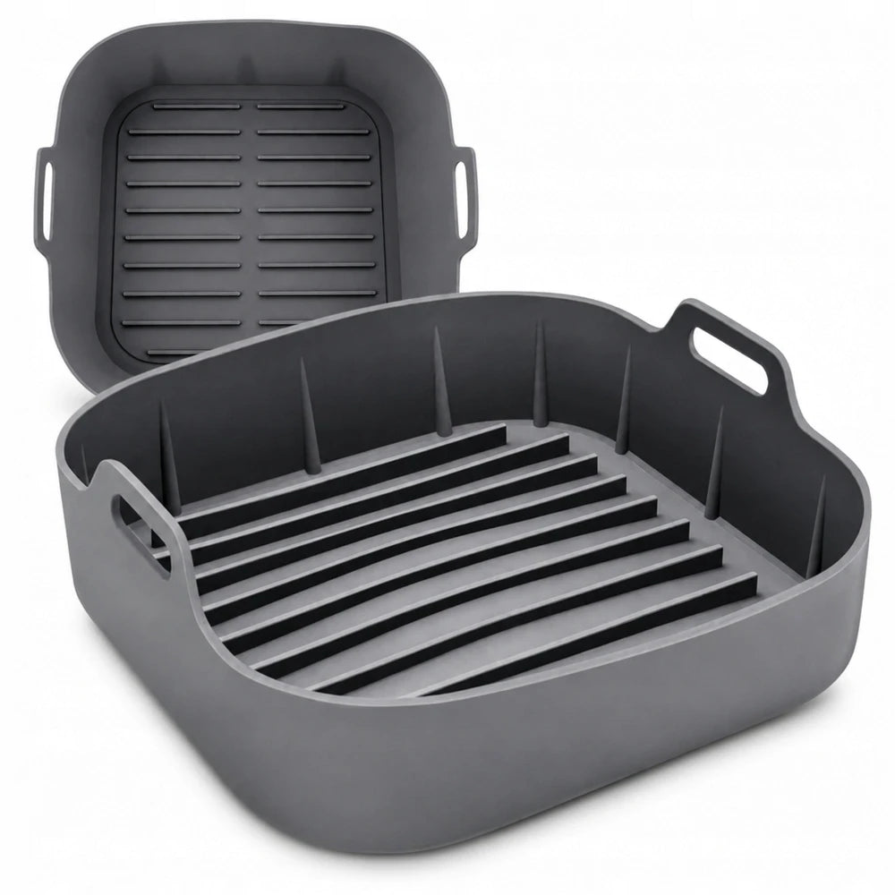 Cestello Quadrato Silicone Friggitrice ad Aria