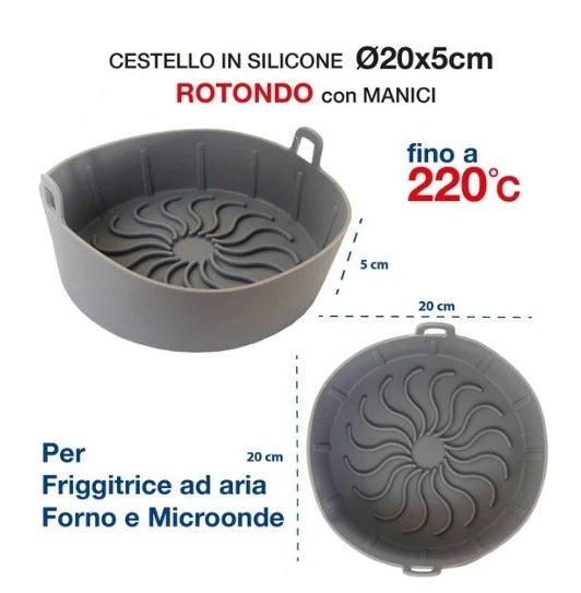 Cestello Silicone Friggitrice ad Aria