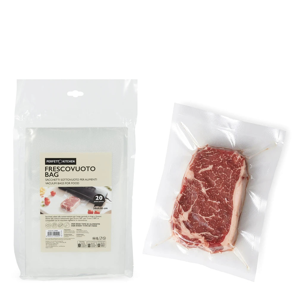 Sacchetti Sottovuoto per Alimenti Conf. 20 Pz.