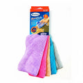 Lot de 5 chiffons en microfibre douce 30x35 cm multicolores, ultra-doux pour capturer la poussière