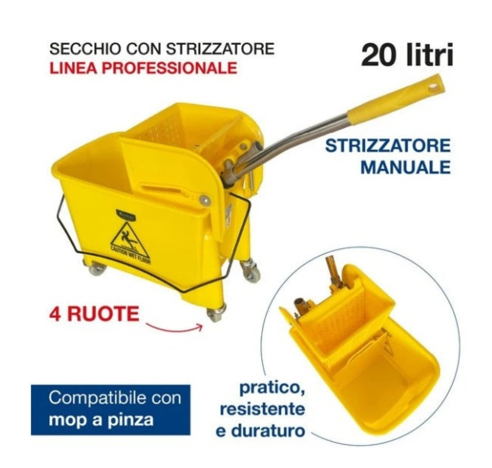 Carrello Mocio Professionale 20 Lt.