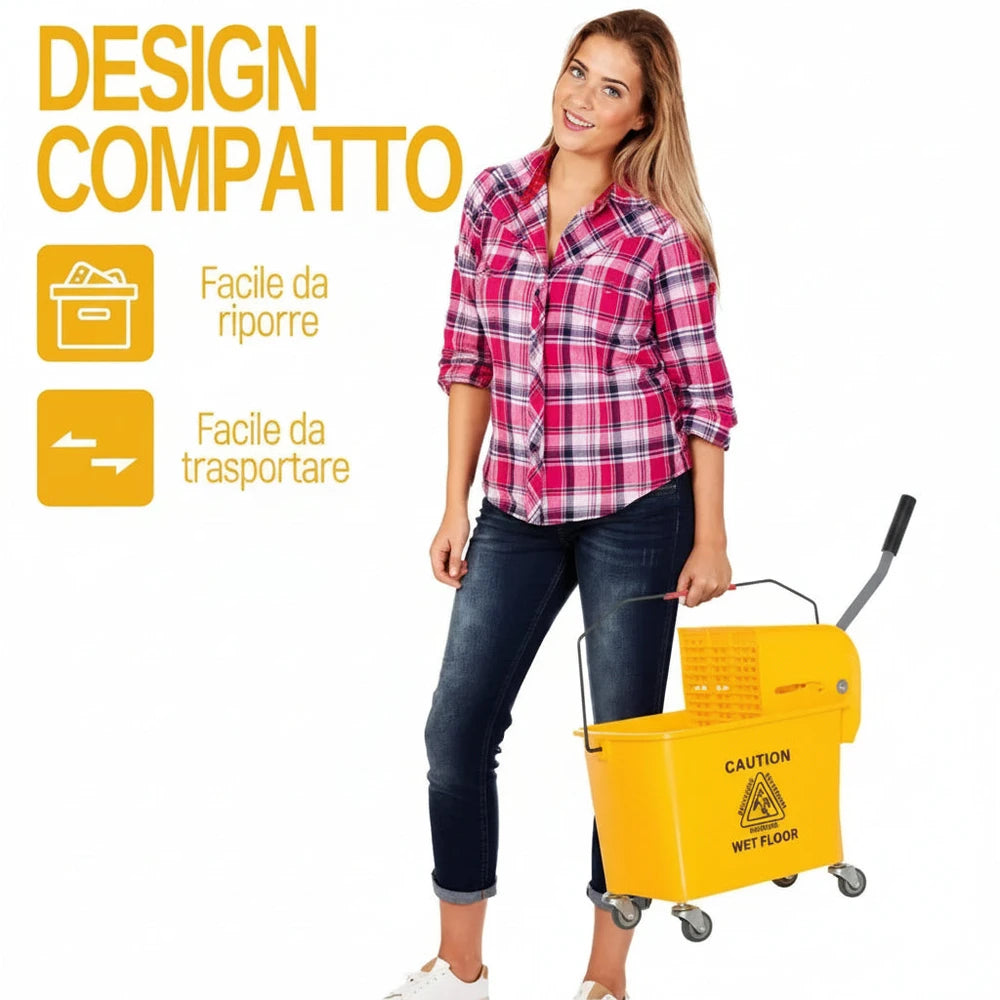 Carrello Mocio Professionale 20 Lt.