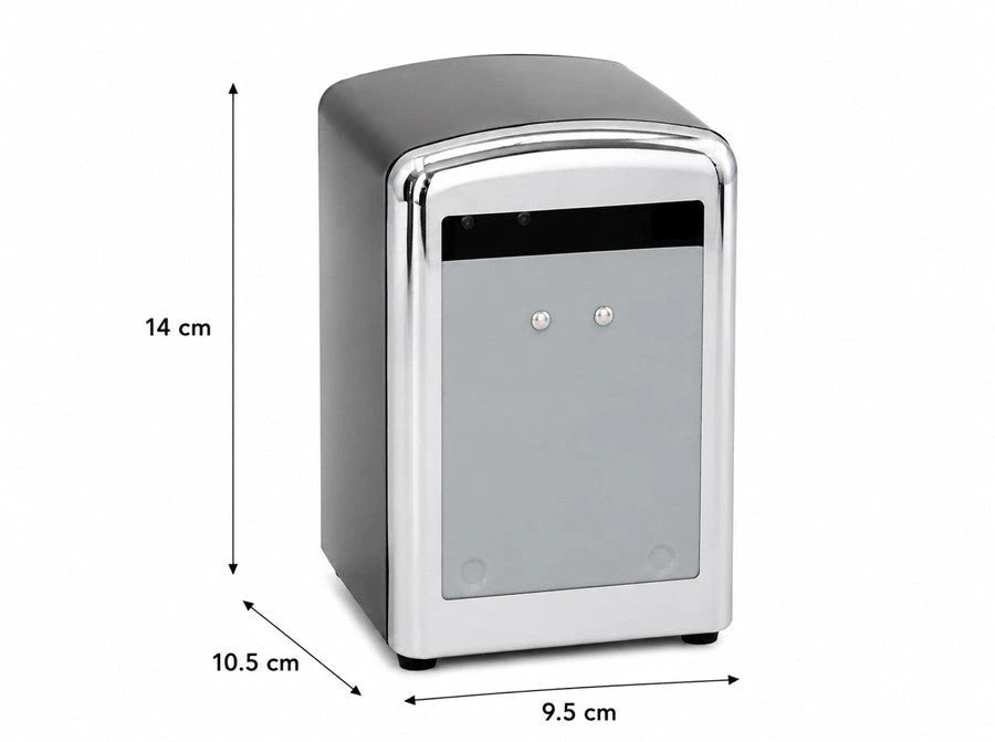 Portatovaglioli Molla Acciaio Inox Nero