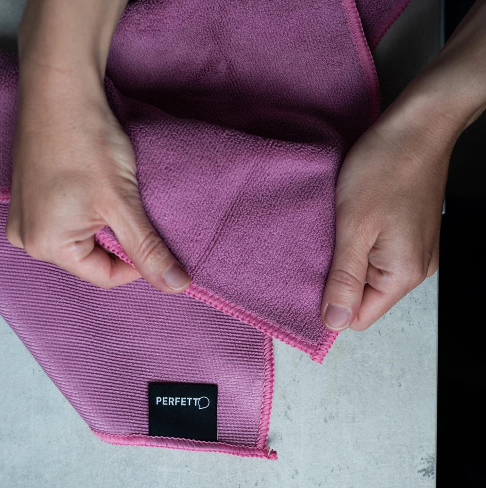 Ultrafiber Glass, Microfiber Cloth, Fabric, Air Force/Powder, 40x40x0.5 cm