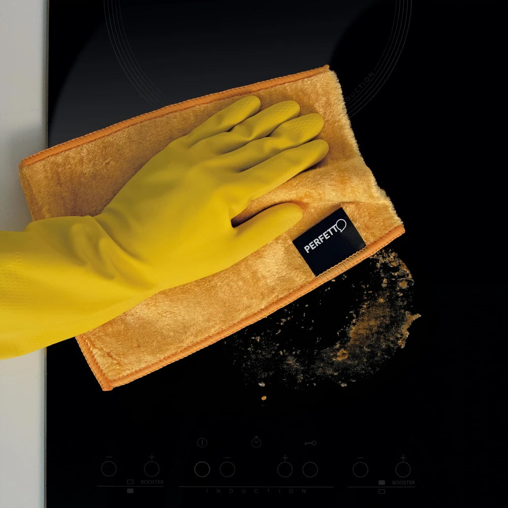 Perfect Ultrafiber Degreaser Rayon Cloth, Fabric, Pumpkin, 17x23x0.5 cm