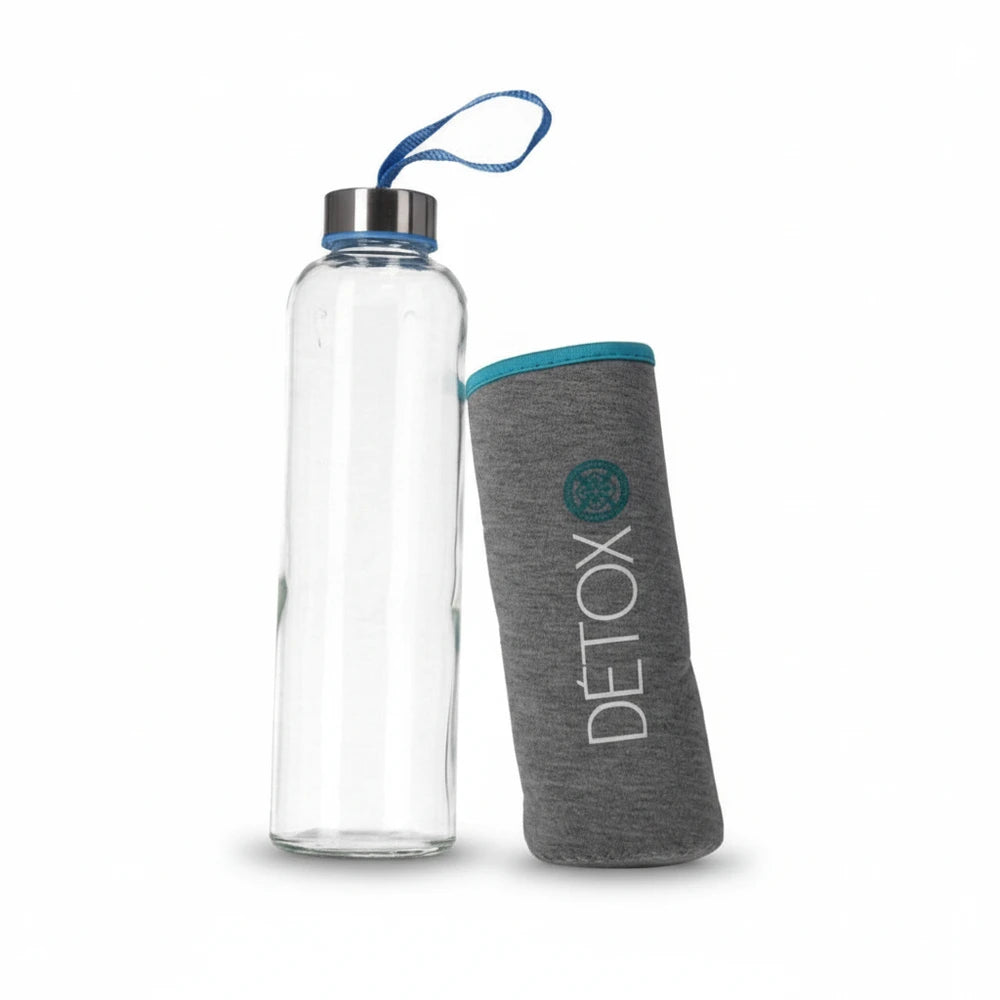 Borracce in Vetro 600ml con Custodia Termica Set 3 Pz