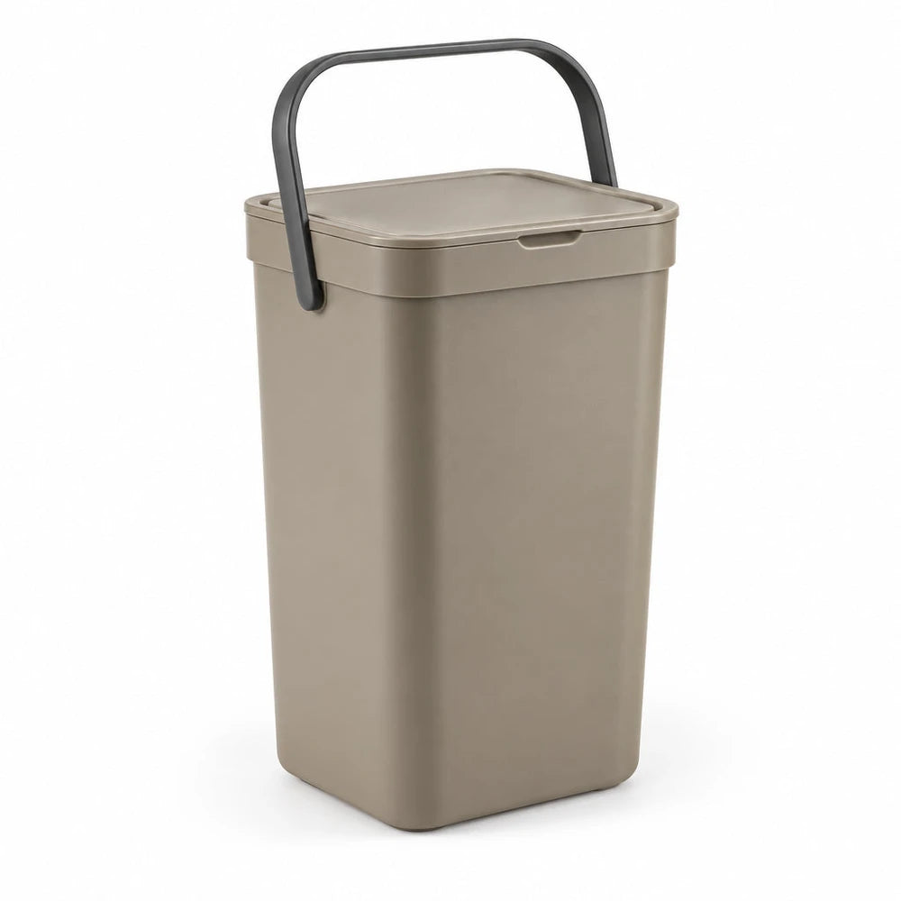 Pattumiera Umido da Appendere 12L Gino - Bidone Organico Cucina 2 Colori