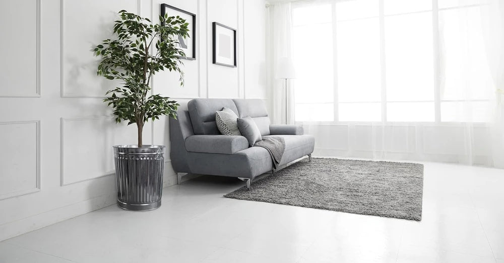 Bidone Zinco 62L Ø 45 cm con Coperchio Maniglie Multiuso