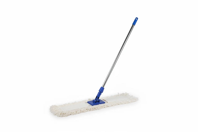 Fercasashop - 80cm cotton industrial broom with 140cm aluminum handle