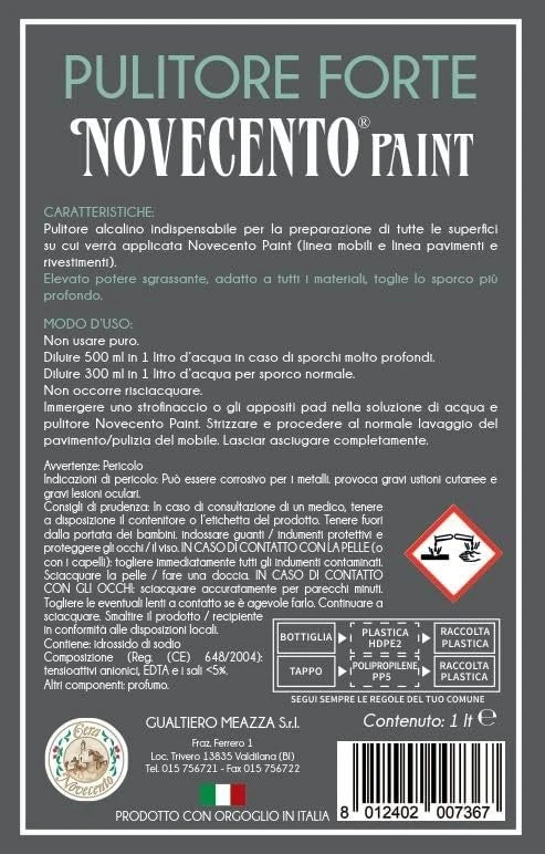 Novecento Paint Strong Alkaline Cleaner