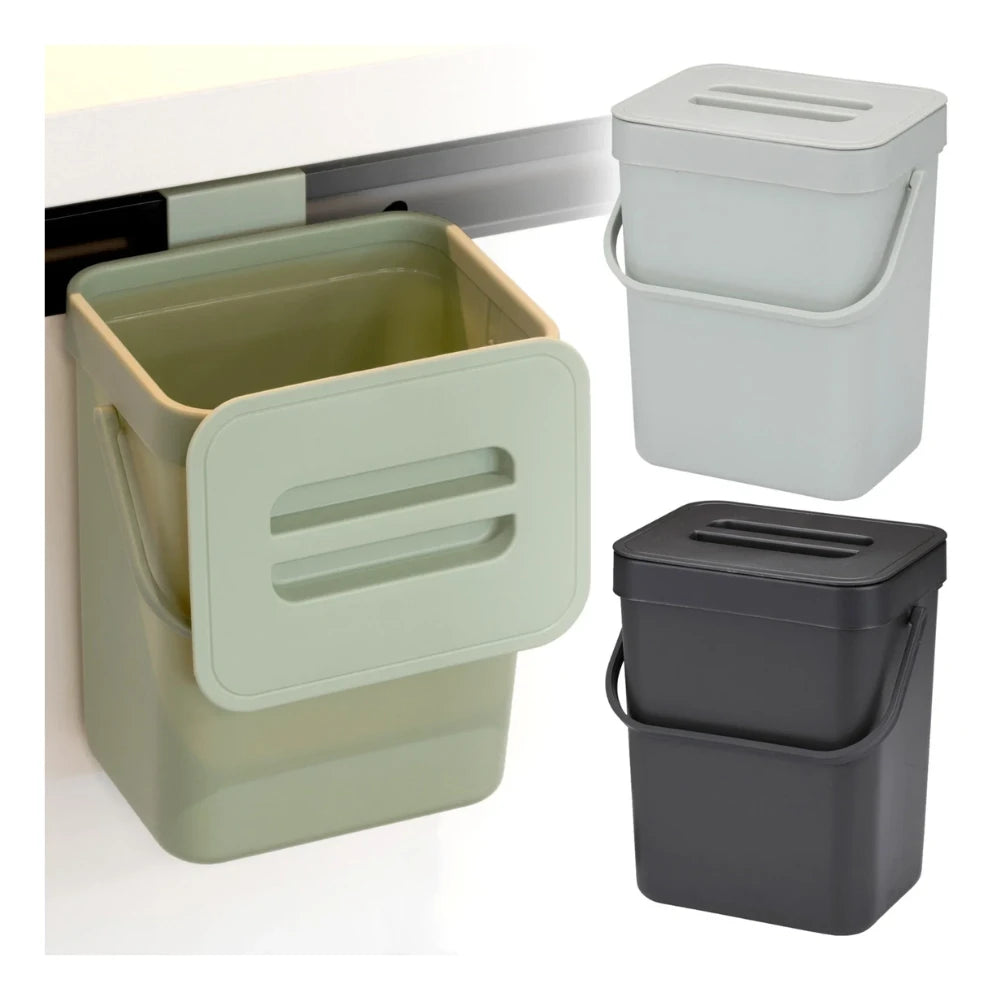 Perfect HANGING WASTE BIN FOR WET/ORGANIC WASTE - GINO collection - 5 lt. - Avio