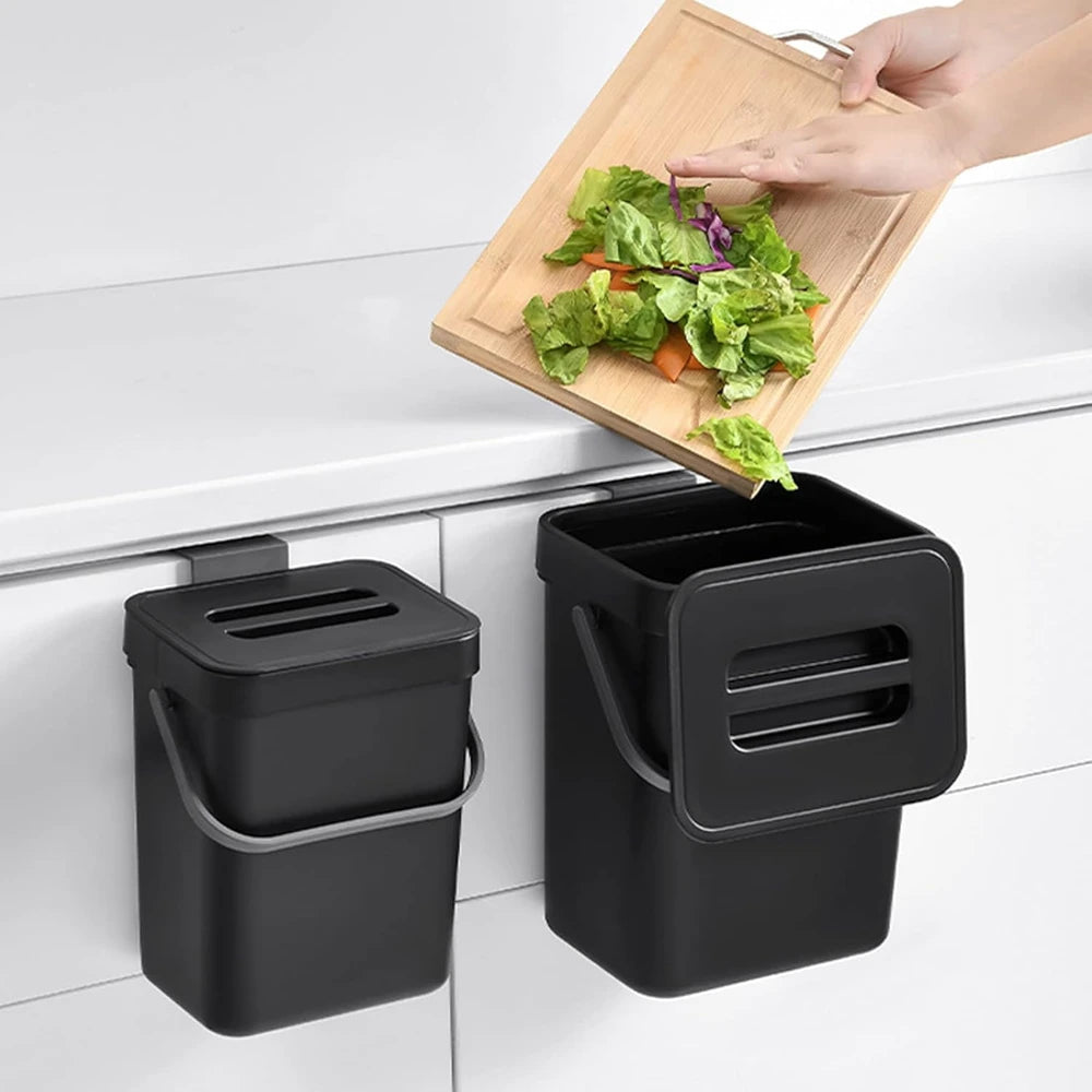 Perfect HANGING WASTE BIN FOR WET/ORGANIC WASTE - GINO collection - 5 lt. - Avio