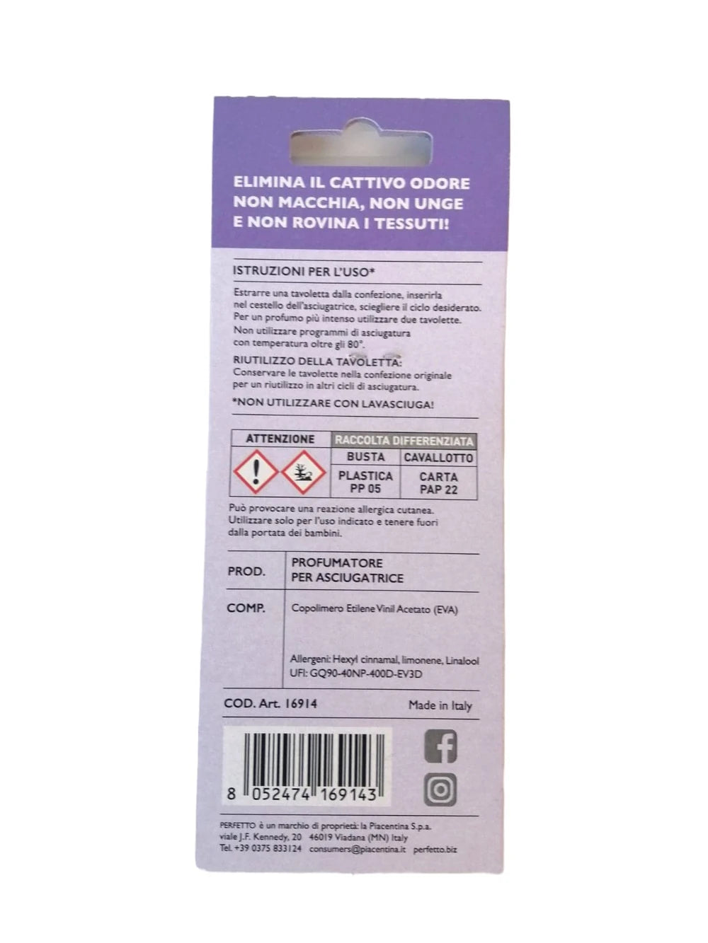 Perfect Lavender Dryer Freshener, 1 pack with 2 tablets