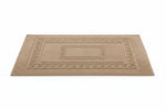 Tappeto Bagno in Cotone 100% | Design Jacquard Diagono – Morbido e Assorbente