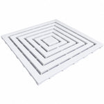 Pedane Doccia Antiscivolo 60x60 cm Bianche - Sicurezza e Comfort