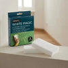 Pack of 2 Stain Remover Sponges, Melamine, White, 12x2.5x6 cm