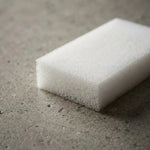 Pack of 2 Stain Remover Sponges, Melamine, White, 12x2.5x6 cm