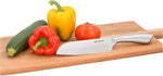 Coltello Santoku 32 cm – Lama Alveolata in Acciaio Inox, Manico Ergonomico
