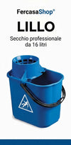 Secchio Professionale 16L con Strizzatore Rialzato – Lillo