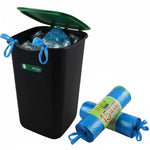 Set 4 Pattumiere Basic 50L con Coperchio + 30 Sacchi Omaggio