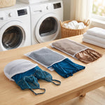 Set Bucato  Basic con 3 Sacchi  a Rete Salvabucato Perfetto varie Misure