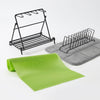 Set Cucina Premium con Salvafreschezza, Scolapiatti con griglia e Scolabottiglie