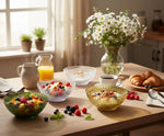 Set Tavola per 2 Persone in Ceramica con Mini Casseruole e Ciotole
