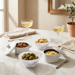 Set Tavola per 2 Persone in Ceramica con Mini Casseruole e Ciotole