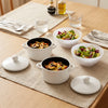 Set Tavola per 2 Persone in Ceramica con Mini Casseruole e Ciotole