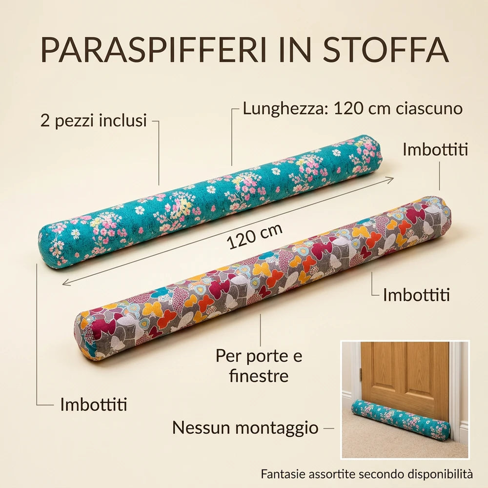 Set 2 Paraspifferi cm.120 e Borsa Acqua Calda Invernale