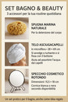 Set Bagno e Beauty con Spugna Naturale