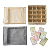 Set Organizer Armadio e Cassetti Basic: 2 Custodie in TNT, Organizer 16 Scomparti e 6 Profumatori