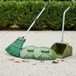 Set Giardino Basic con Scopa Alzaimmondizia e Raccogli Foglie per Terrazzo e Vialetti